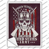 Proud Veteran Of The Army Novelty Rectangle Sticker Decal