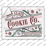Mrs. Claus Cookie Co Novelty Rectangle Sticker Decal