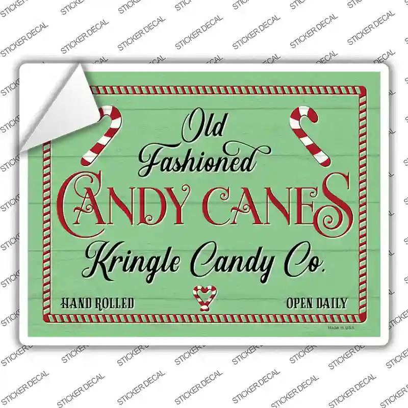 Kringle Candy Co Novelty Rectangle Sticker Decal