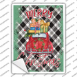 Merry Christmas Car Novelty Rectangle Sticker Decal