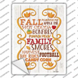 Fall Autumn Season Novelty Rectangle Sticker Decal