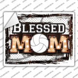 Blessed Volleyball Mom Novelty Rectangle Sticker Decal