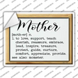 Mother Definition Novelty Rectangle Sticker Decal
