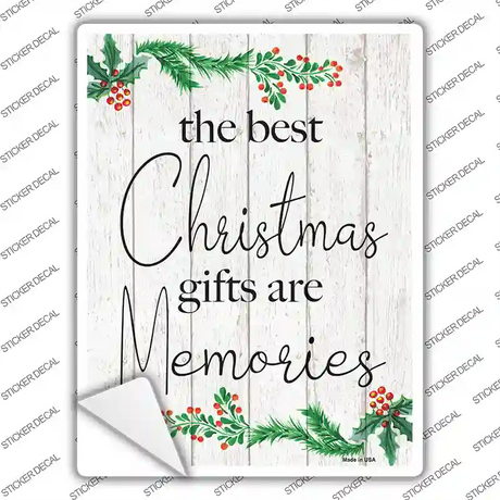 Best Christmas Gifts Novelty Rectangle Sticker Decal
