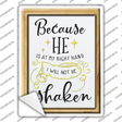 He Is At My Right Hand Novelty Rectangle Sticker Decal