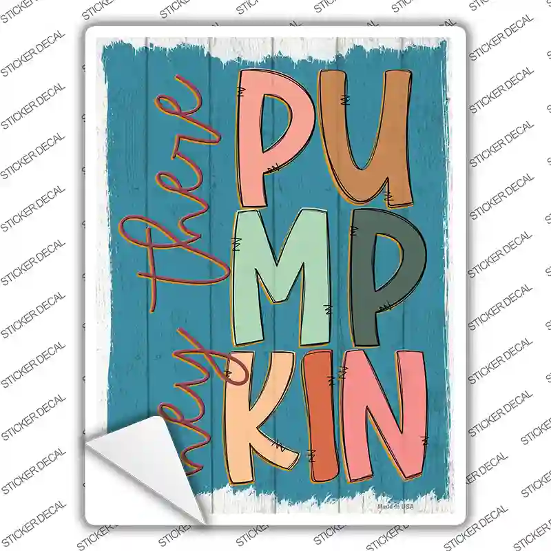 Hey There Pumpkin Novelty Rectangle Sticker Decal