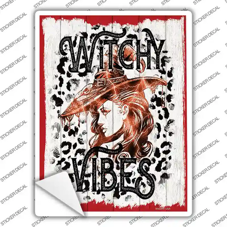 Witchy Vibes Novelty Rectangle Sticker Decal