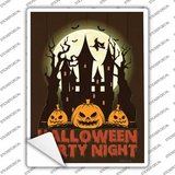 Halloween Party Night Novelty Rectangle Sticker Decal