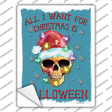 All I Want for Christmas is Halloween Novelty Rectangle Sticker Decal