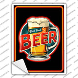 Best Fresh Beer Novelty Rectangle Sticker Decal P-4457s