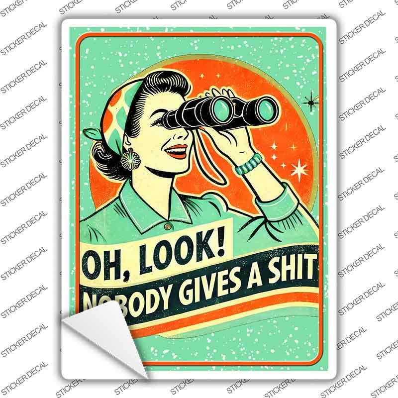 Oh Look Novelty Rectangle Sticker Decal P-4473s