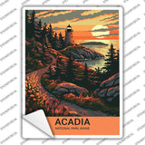 Acadia Maine Novelty Rectangle Sticker Decal P-4483s