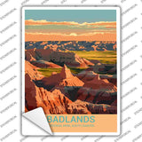 Badlands South Dakota Novelty Rectangle Sticker Decal P-4486s