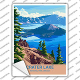 Crater Lake Oregon Novelty Rectangle Sticker Decal P-4496s