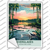 Everglades Florida Novelty Rectangle Sticker Decal P-4501s
