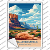 Guadalupe Mountains Texas Novelty Rectangle Sticker Decal P-4511s