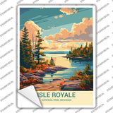 Isle Royale Michigan Novelty Rectangle Sticker Decal P-4516s