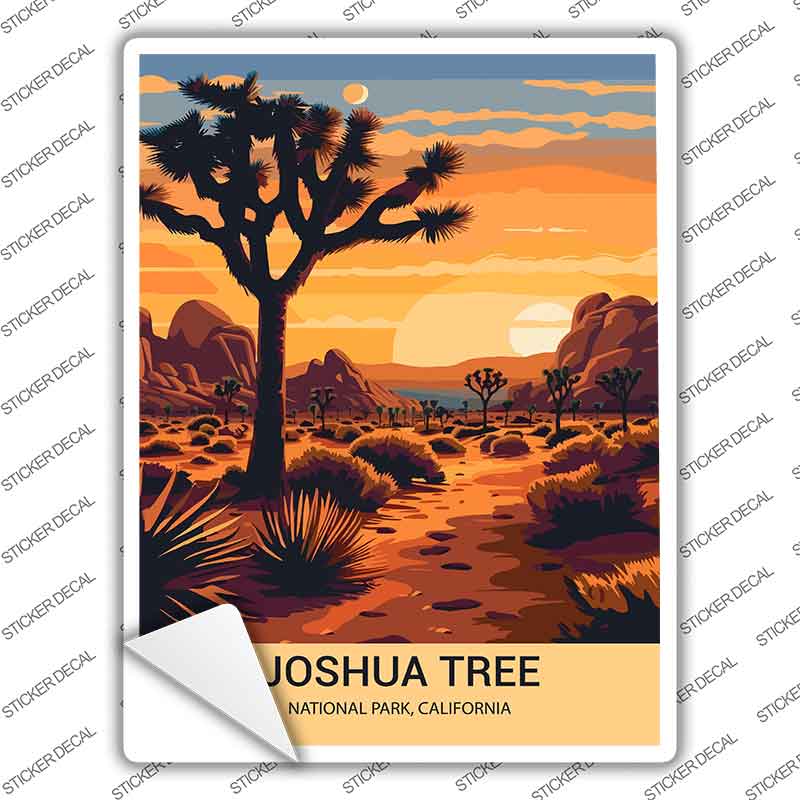 Joshua Tree California Novelty Rectangle Sticker Decal P-4517s