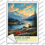 Lake Clark Alaska Novelty Rectangle Sticker Decal P-4522s