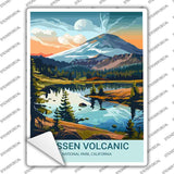 Lassen Volcanic California Novelty Rectangle Sticker Decal P-4523s