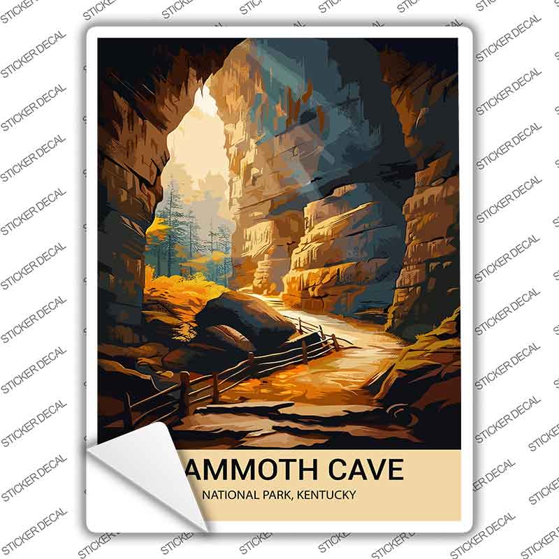 Mammoth Cave Kentucky Novelty Rectangle Sticker Decal P-4524s