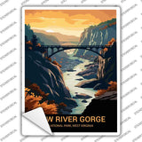 New River Gorge West Virginia Novelty Rectangle Sticker Decal P-4527s