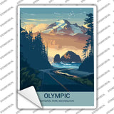 Olympic Washington Novelty Rectangle Sticker Decal P-4529s