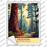Sequoia California Novelty Rectangle Sticker Decal P-4534s