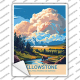 Yellowstone Novelty Rectangle Sticker Decal P-4543s