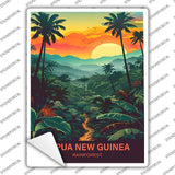 Papua New Guinea Rainforest Novelty Rectangle Sticker Decal P-4551s