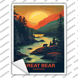 Great Bear Rainforest Novelty Rectangle Sticker Decal P-4555s