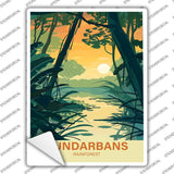 Sundarbans Rainforest Novelty Rectangle Sticker Decal P-4558s