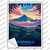Kinabalu National Park Novelty Rectangle Sticker Decal P-4559s