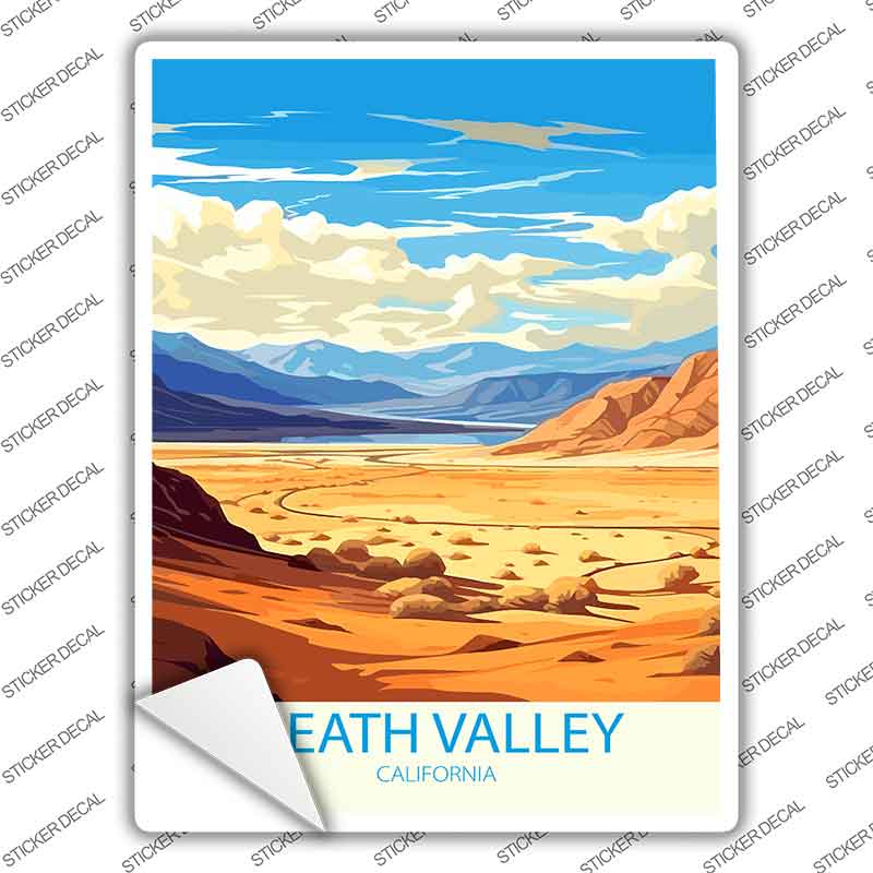 Death Valley California Novelty Rectangle Sticker Decal P-4572s