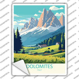 Dolomites Italy Novelty Rectangle Sticker Decal P-4573s