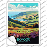 Exmoor National Park Novelty Rectangle Sticker Decal P-4576s