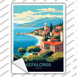 Kefalonia Greece Novelty Rectangle Sticker Decal P-4579s