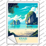 Krabi Thailand Novelty Rectangle Sticker Decal P-4580s