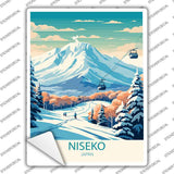 Niseko Japan Novelty Rectangle Sticker Decal P-4588s