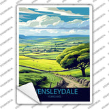 Wensleydale Yorkshire Novelty Rectangle Sticker Decal P-4595s