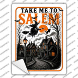 Take Me to Salem Novelty Rectangle Sticker Decal P-4614s