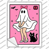 Haunted in Heels Novelty Rectangle Sticker Decal P-4617s
