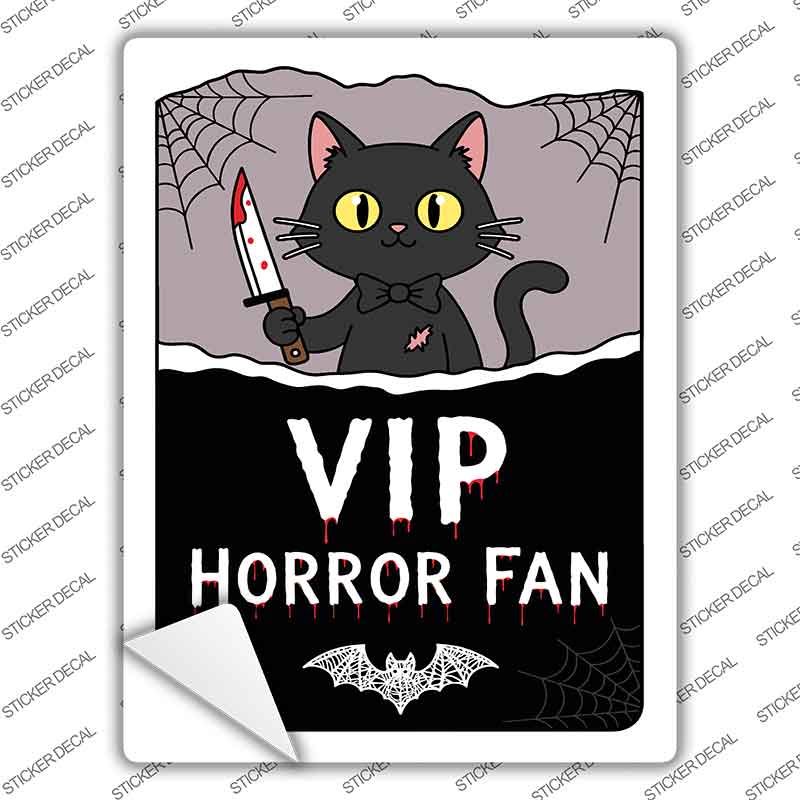 VIP Horror Fan Novelty Rectangle Sticker Decal P-4645s