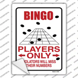 Bingo Players Only Novelty Rectangle Sticker Decal