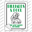 Billiards & Pool Novelty Rectangle Sticker Decal