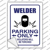 Welder Only Novelty Rectangle Sticker Decal