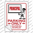 Principal Only Novelty Rectangle Sticker Decal