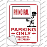 Principal Only Novelty Rectangle Sticker Decal