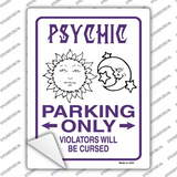 Psychic Only Novelty Rectangle Sticker Decal