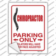 Chiropractor Only Novelty Rectangle Sticker Decal